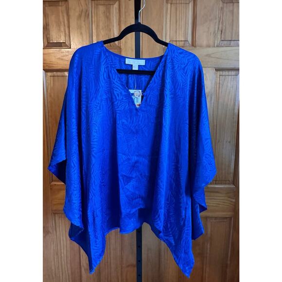 MICHAEL Michael Kors Women's Jacquard Handkerchief Hem Top S/M - Gorgeous! - Picture 3 of 7